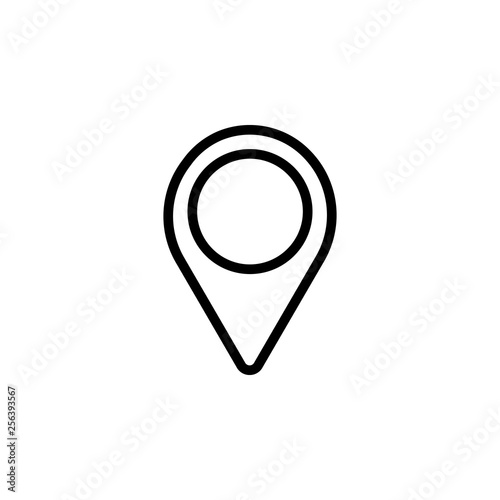 location icon vector. location vector design. sign design. flat style. Vector EPS 10