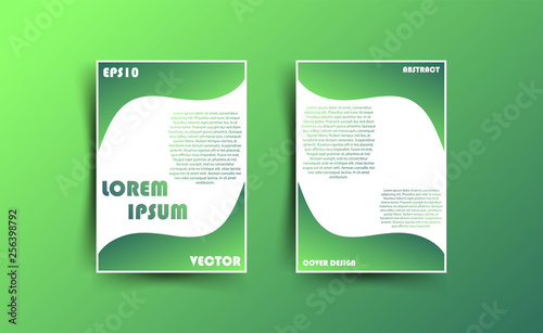 Abstract green shapes for design brochures, web, covers, templates and for other ideas design