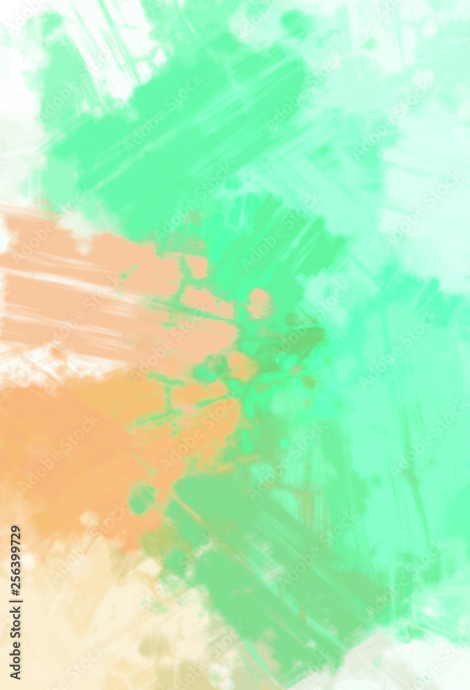 Fototapeta premium Brushed Painted Abstract Background. Brush stroked painting. Strokes of paint. 2D Illustration.