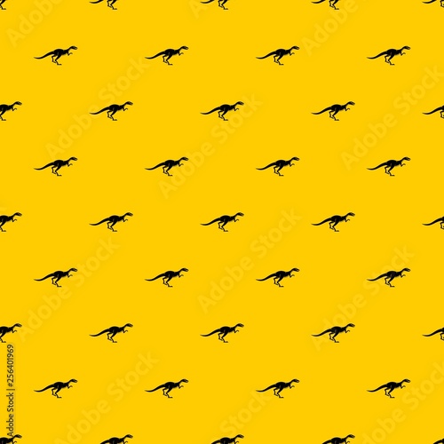 Velyciraptor pattern seamless vector repeat geometric yellow for any design photo