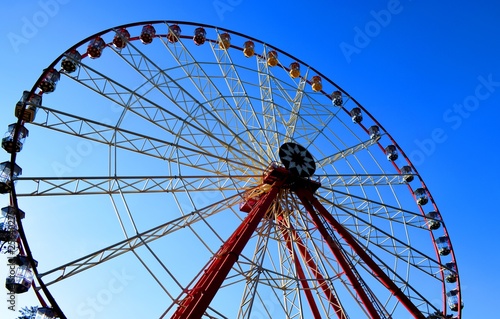 Ferris wheel in a recreation park