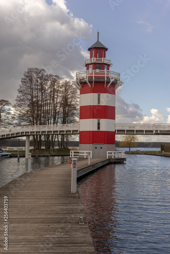Leuchturm Binnen marina Rheinsberg