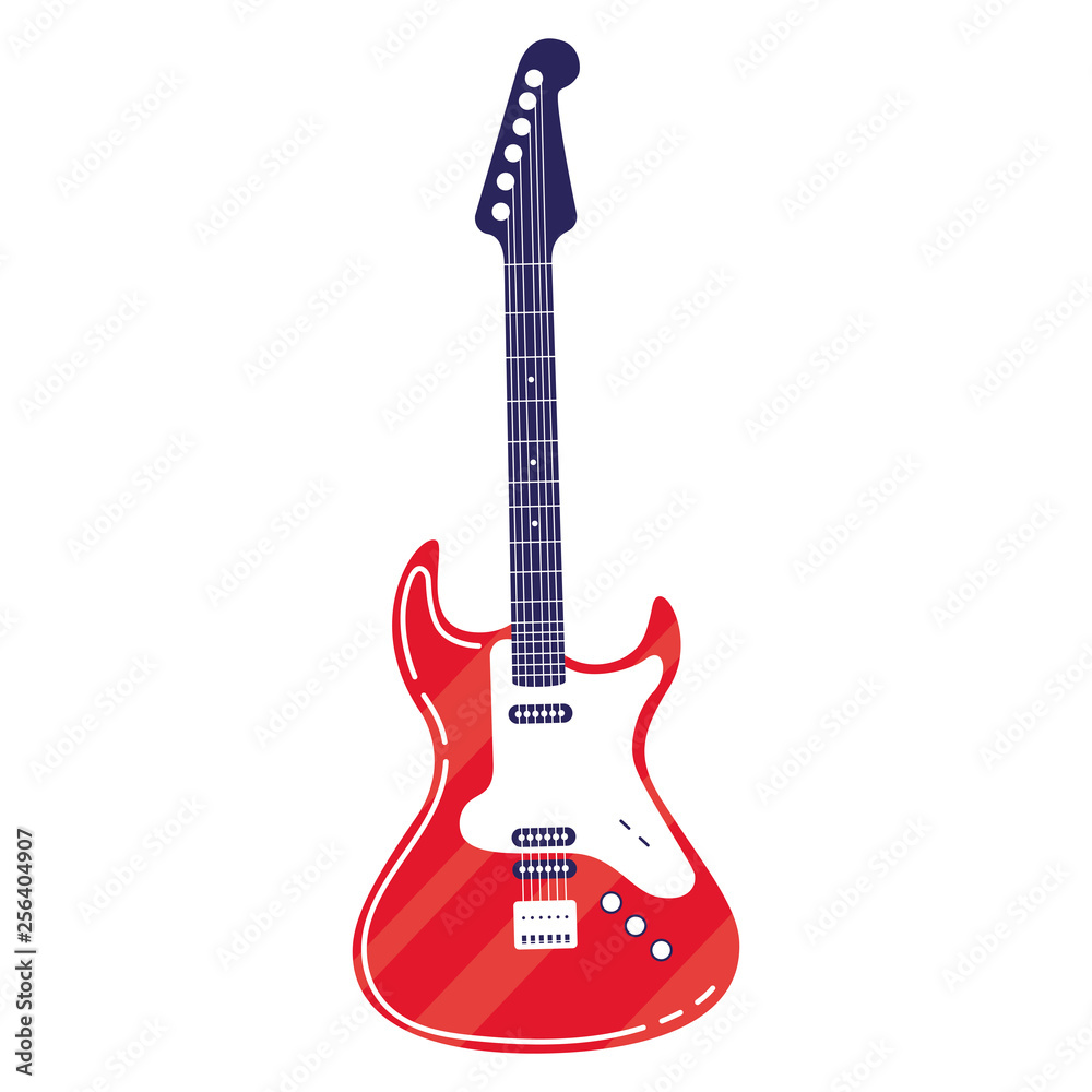 guitar electric instrument musical icon