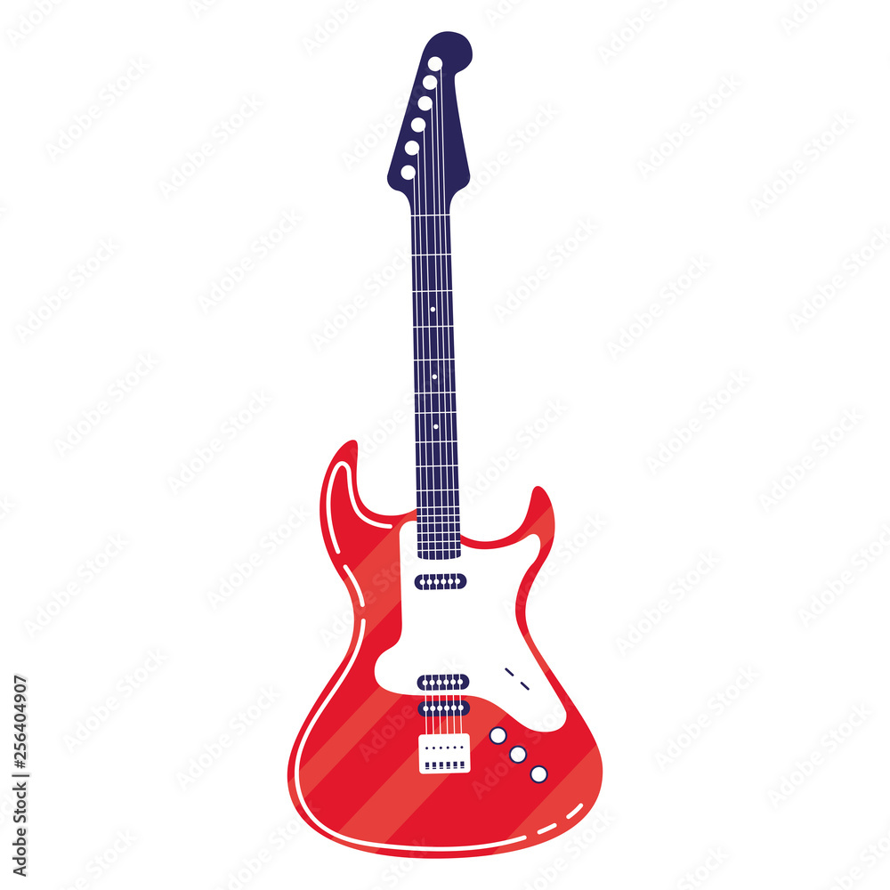 Obraz premium guitar electric instrument musical icon