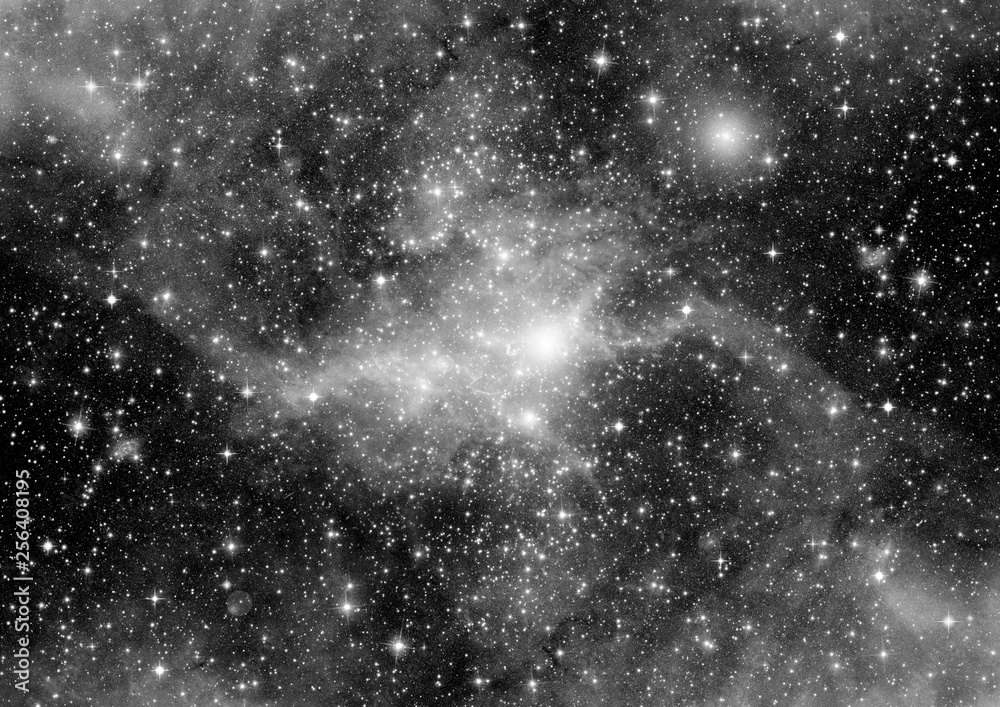 galaxy in a free space