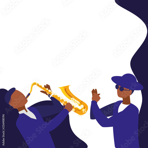 couple of musicians characters