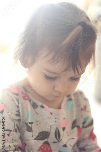 portrait of a little girl