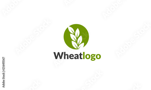 Photos Wheat logo design