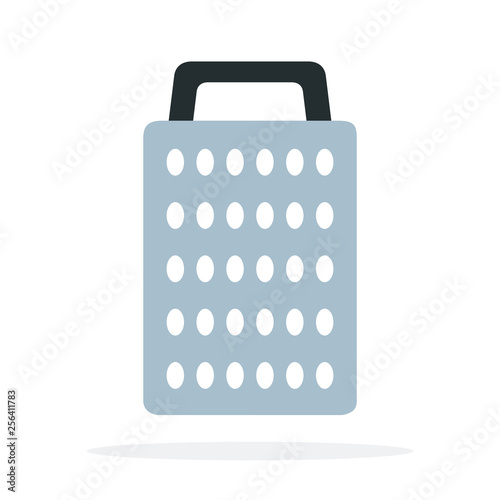 Kitchen grater vector flat isolated