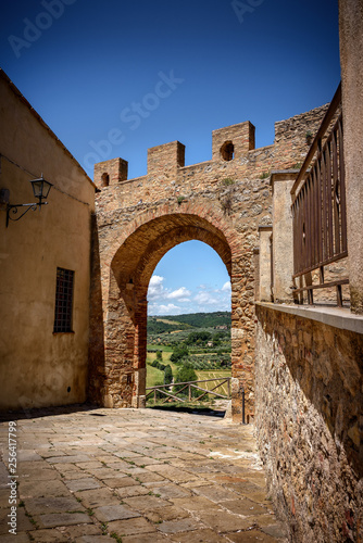 Ancient Tuscan city wall