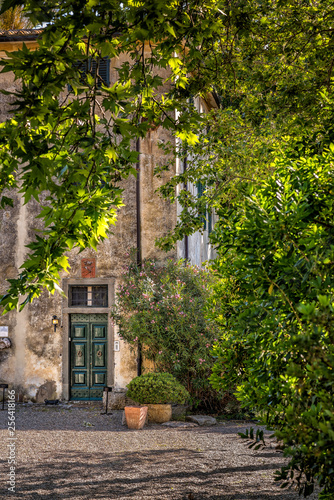 Cozy courtyard in Tuscany
