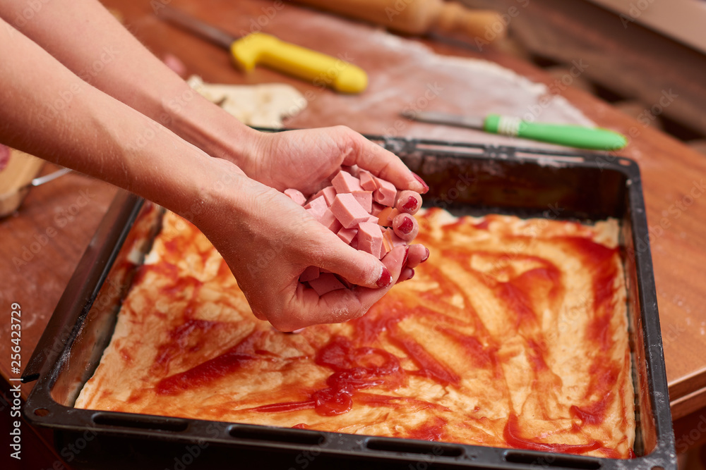 pizza making process