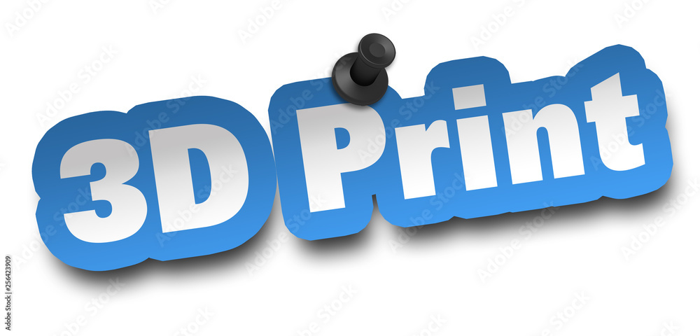 3d print concept 3d illustration isolated 3d print concept 3d illustration isolated