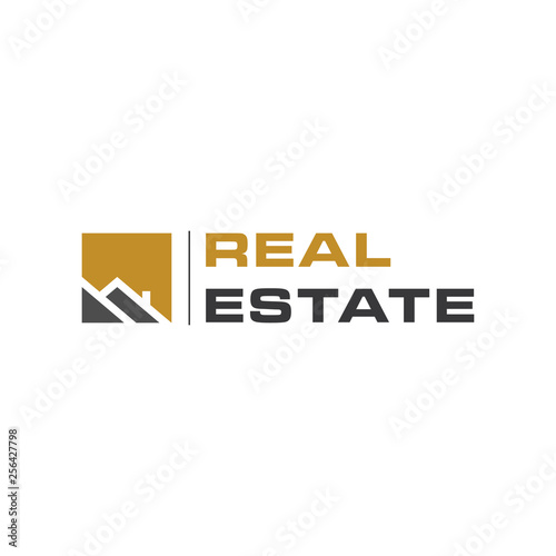 real estate logo design vector