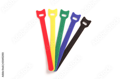 Foto Colored velcro clamps