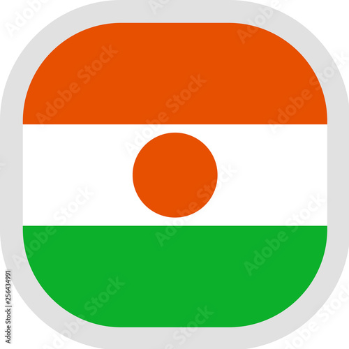 Icon square shape with Flag on white background Free Download Icon square shape with Flag on white background - GFXLoad
