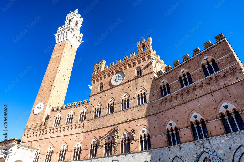 Mangia Tower in Siena, Tuscany