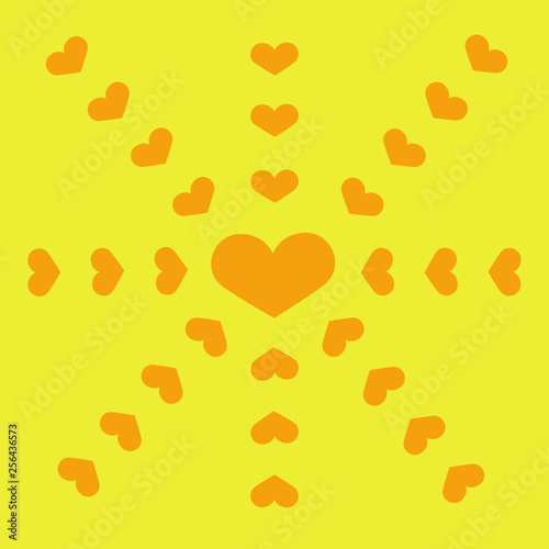 Vector art in love and romantic with heart shape in positive emotion concept for all design.