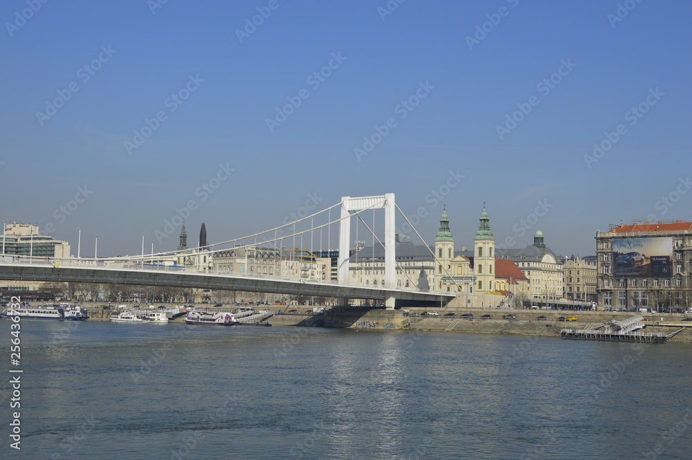 The white Bridge Budapest 