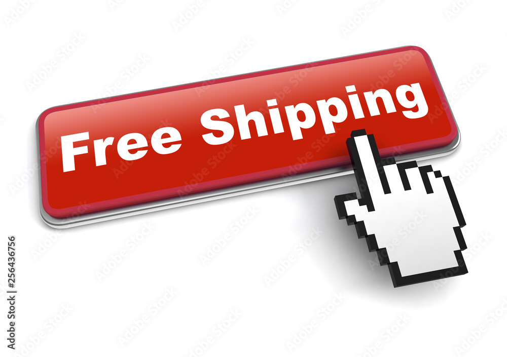 free shipping concept 3d illustration isolated free shipping concept 3d illustration isolated