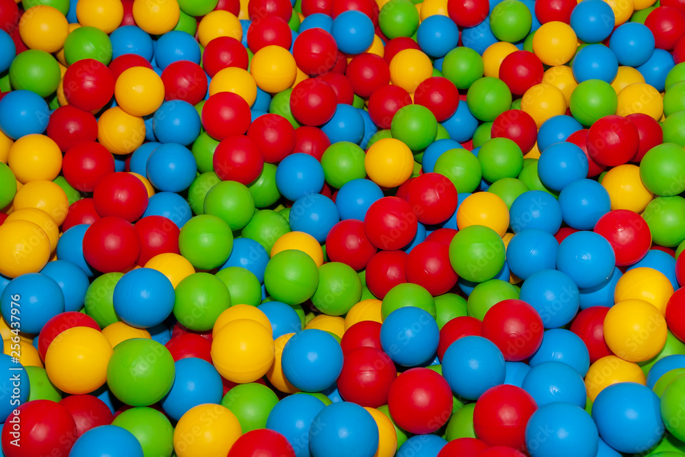 Background of many colored plastic balls. Background of many colored plastic balls.