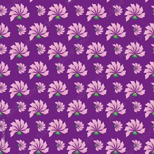 flower pattern purple color