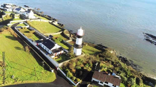 This is a 360 degree aerial rotation of Stroove Lighthouse in Donegal Ireland.  It was taken with a drone