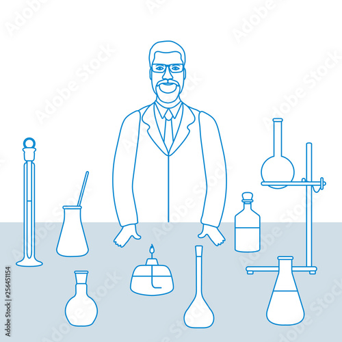 Scientist lab equipment Science Chemistry Pharmacy