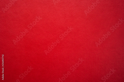 Foto textured red leatherette close up