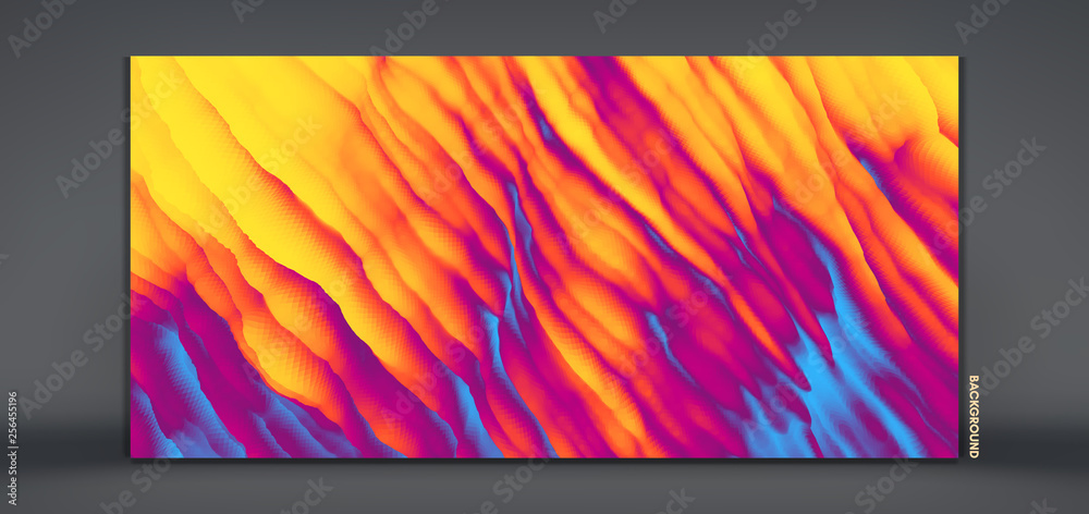 Burning fire flames. Abstract background. Modern pattern. Vector illustration for design.