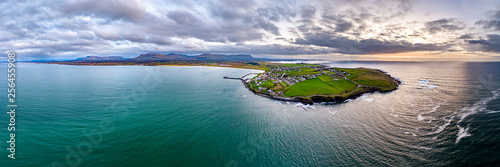 Aerial view of Mullaghmore Head - Signature point of the Wild Atlantic Way, County Sligo, Ireland photo