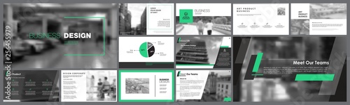 Building Charts Slide Templates Set