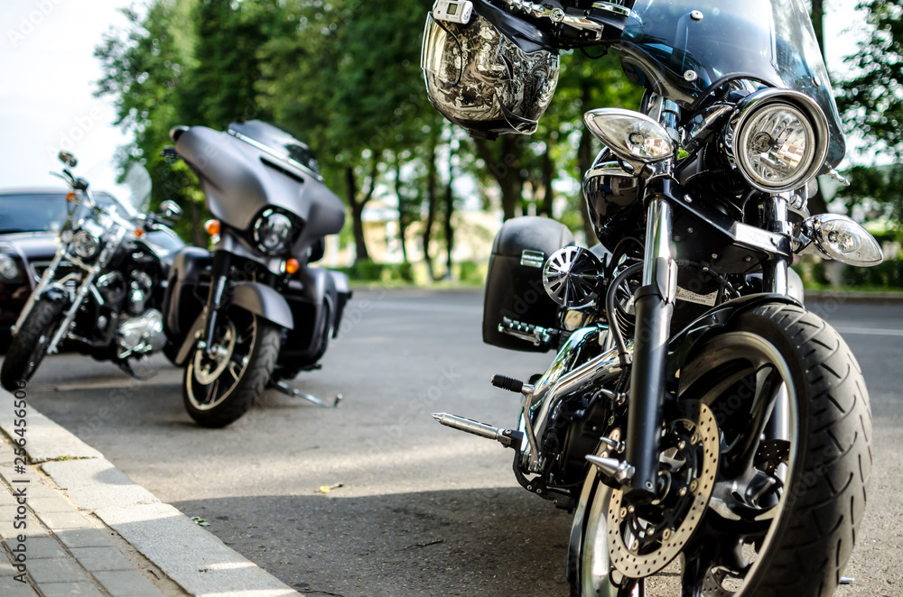 motorcycle on the street