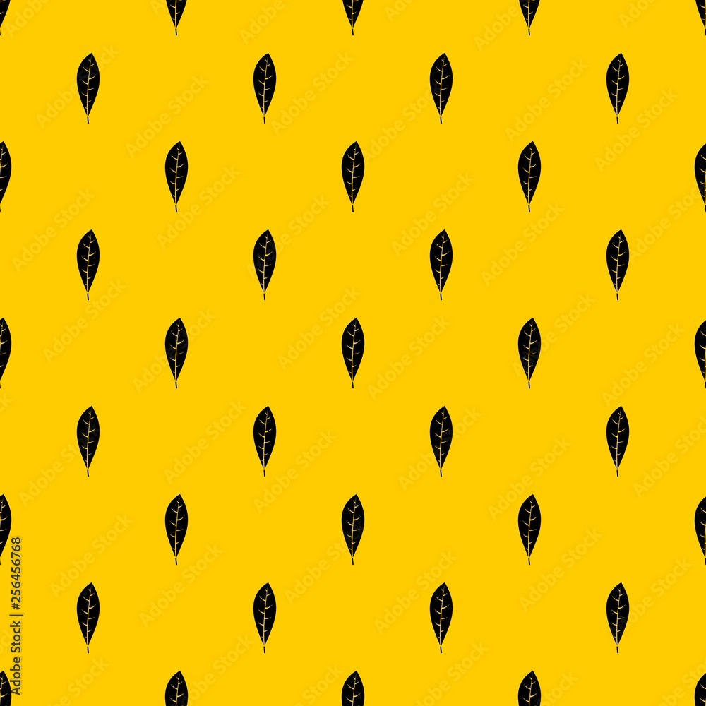 Leaf pattern seamless vector repeat geometric yellow for any design Leaf pattern seamless vector repeat geometric yellow for any design