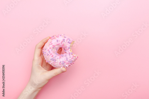 donut donuts icing sprinkles on doughnuts pink bright sugar strands