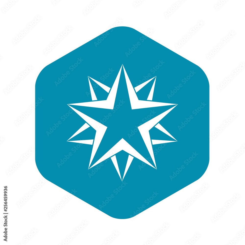 Star icon in simple style isolated vector illustration Star icon in simple style isolated vector illustration