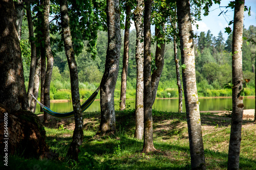 Recreation base near to the river.