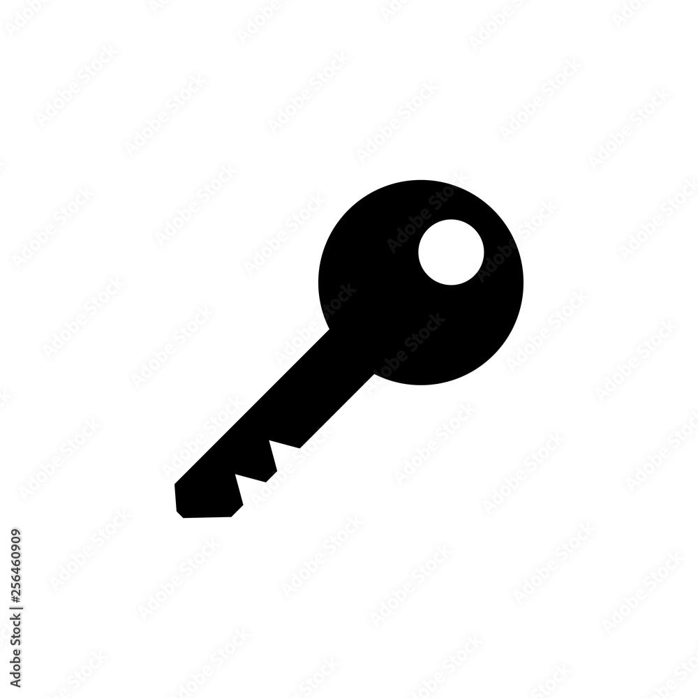Key icon vector. Key vector icon. Key symbol for web site design Key icon vector. Key vector icon. Key symbol for web site design