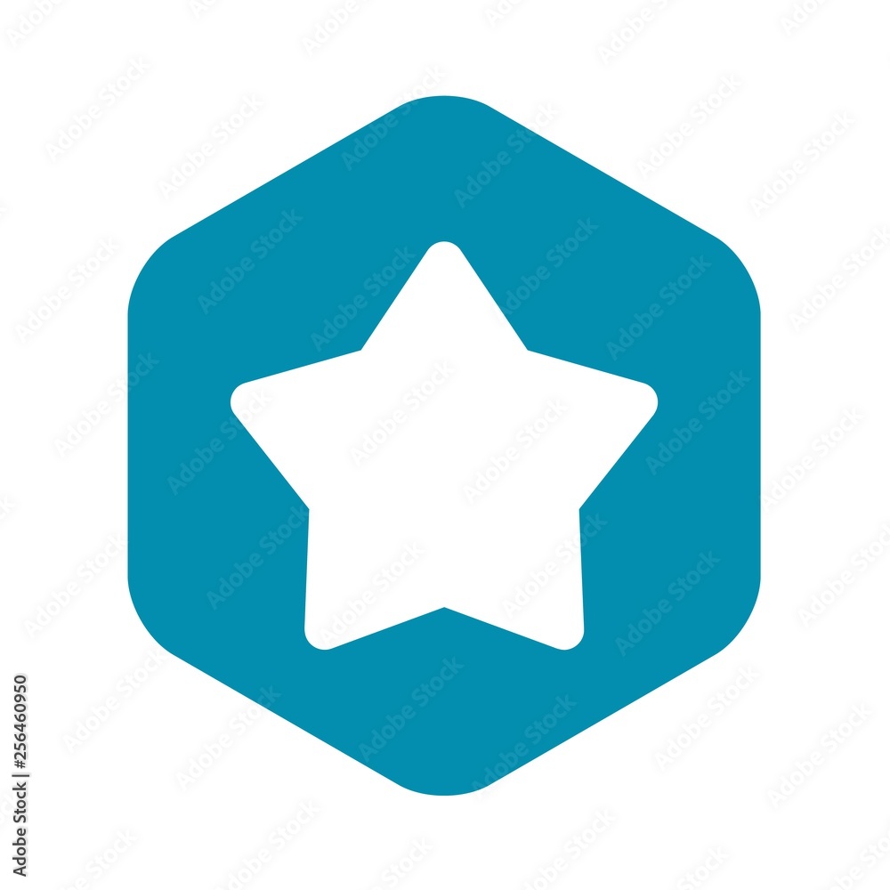 Star icon in simple style isolated vector illustration Star icon in simple style isolated vector illustration