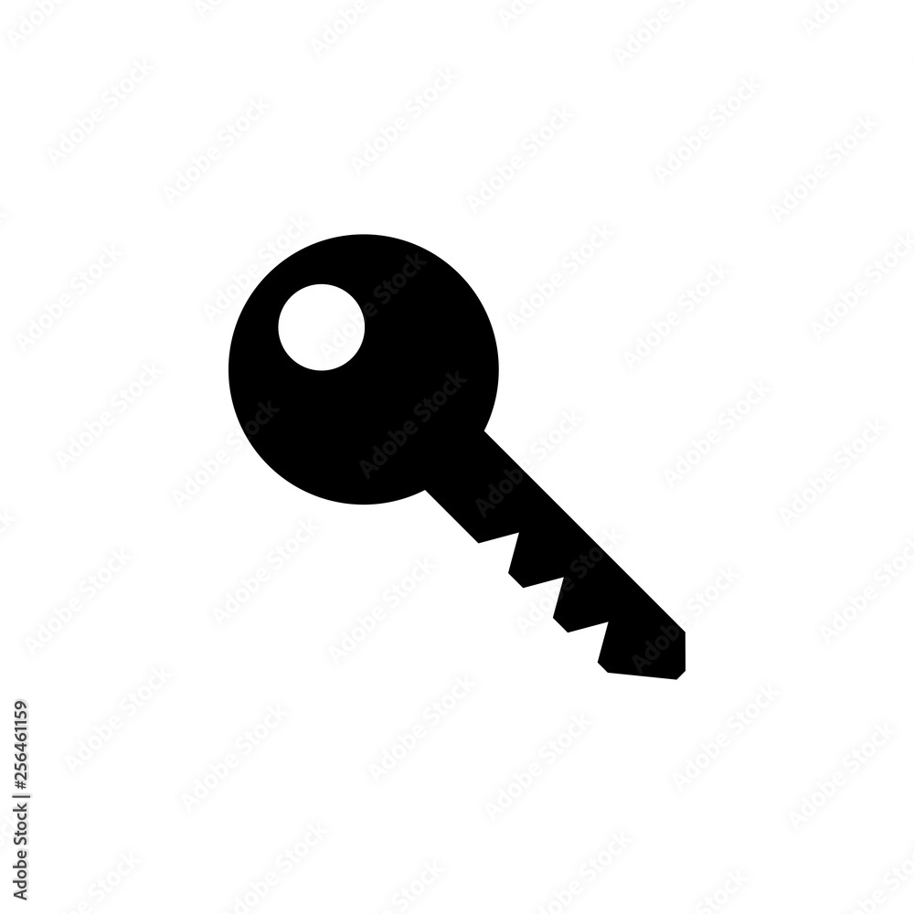 Key icon vector. Key vector icon. Key symbol for web site design Key icon vector. Key vector icon. Key symbol for web site design
