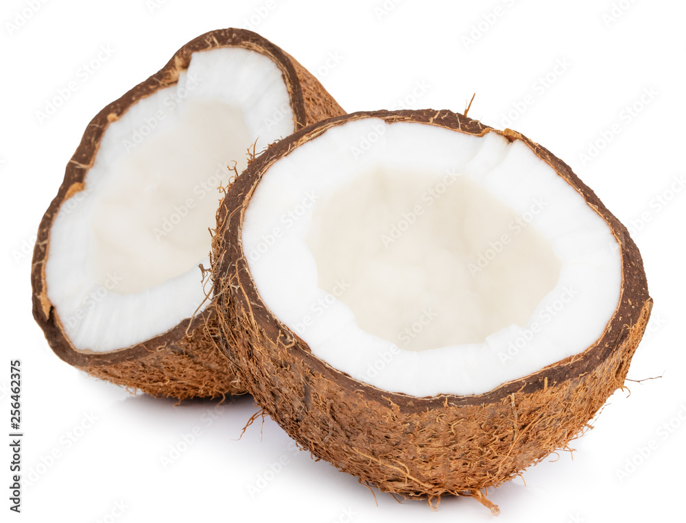coconuts isolated on the white background with clipping path coconuts isolated on the white background with clipping path