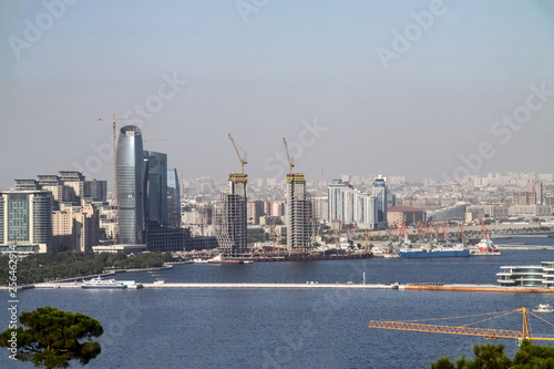 panorama of Baku city