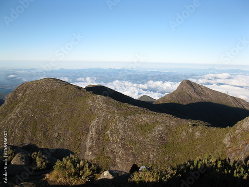 highest point in the mountain chain located on the border of the States of Minas Gerais and Espirito Santo, Brazil © LIVIA