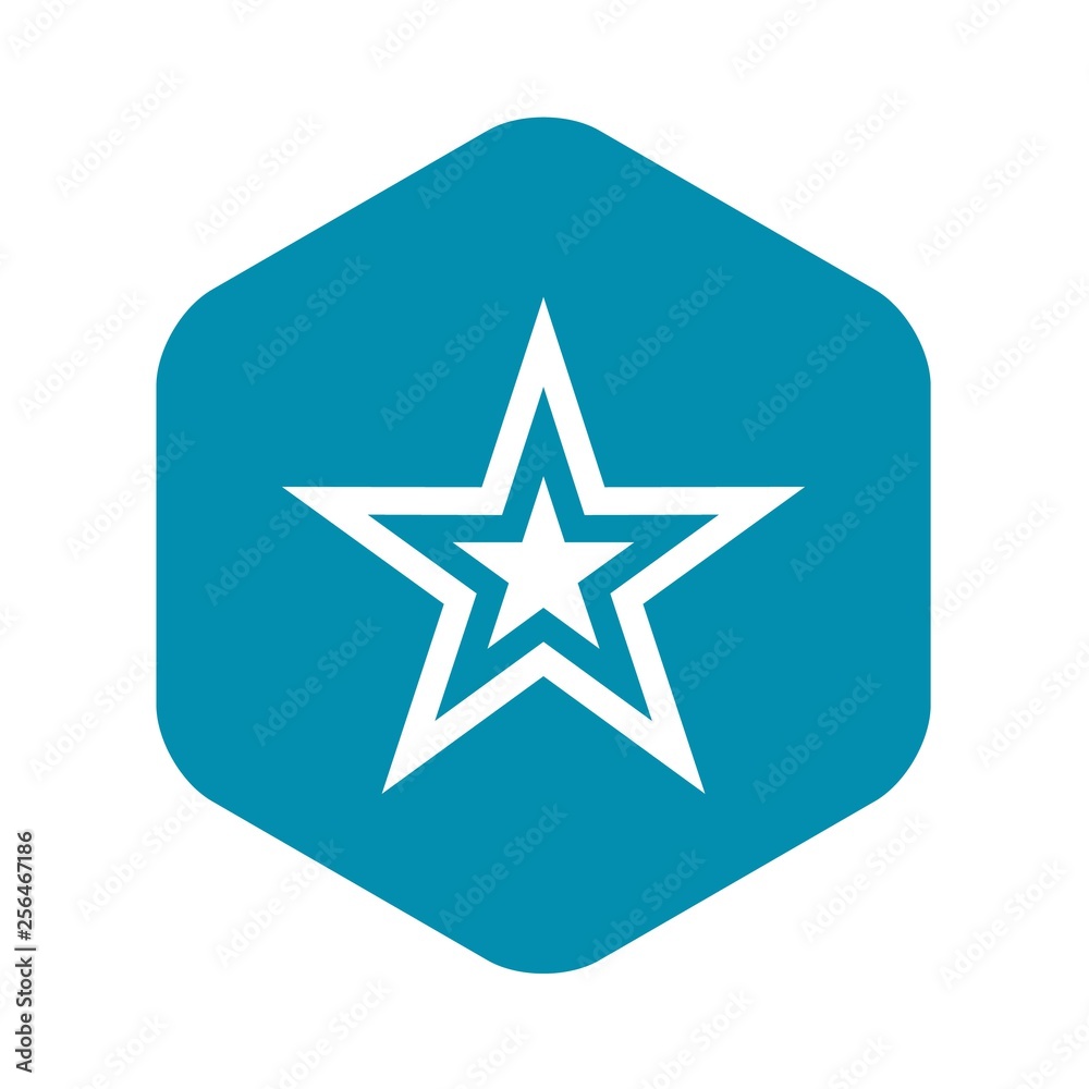 Star icon in simple style isolated vector illustration Star icon in simple style isolated vector illustration