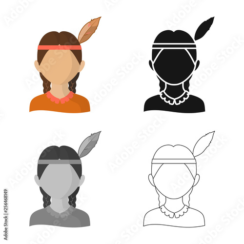 Vector illustration of imitator and resident symbol. Set of imitator and culture vector icon for stock.