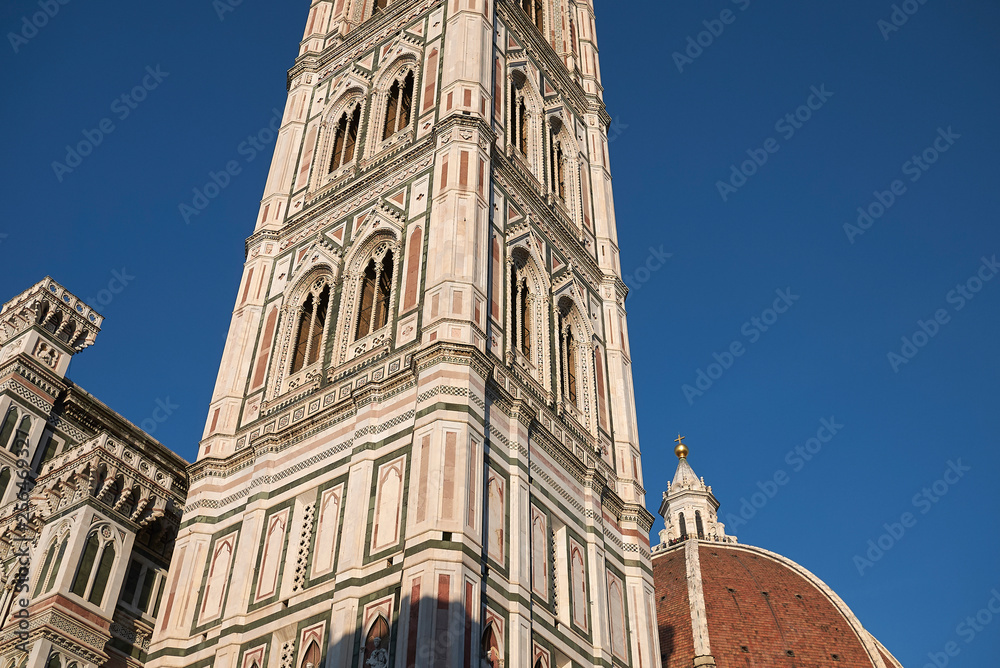 Florence, Italy - February 27, 2019 :View of Florence Cathedral (Cattedrale di Santa Maria del Fiore)
