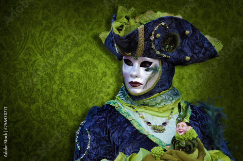 Portrait déguisement Carnaval Vénitien