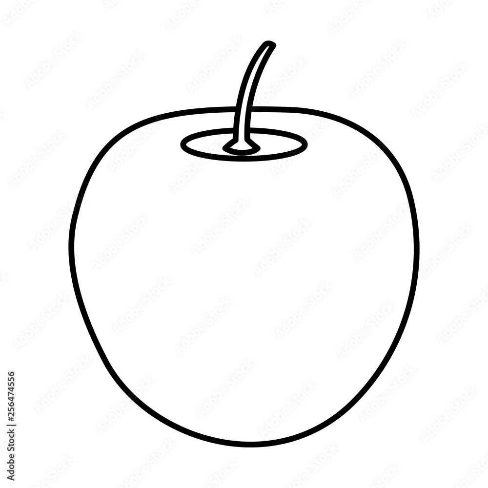 Obraz premium apple fresh fruit icon