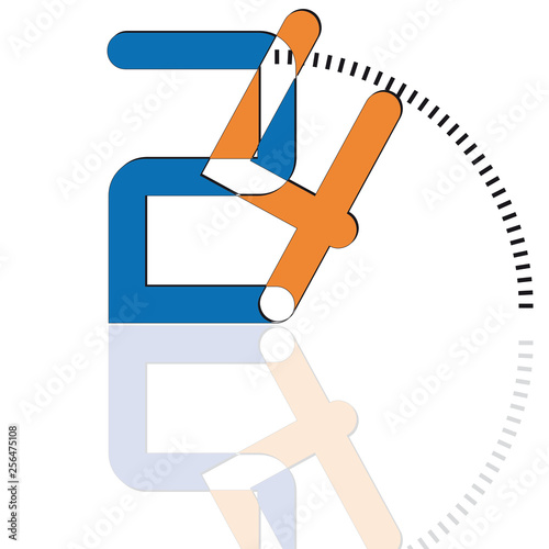 24 rund Uhr