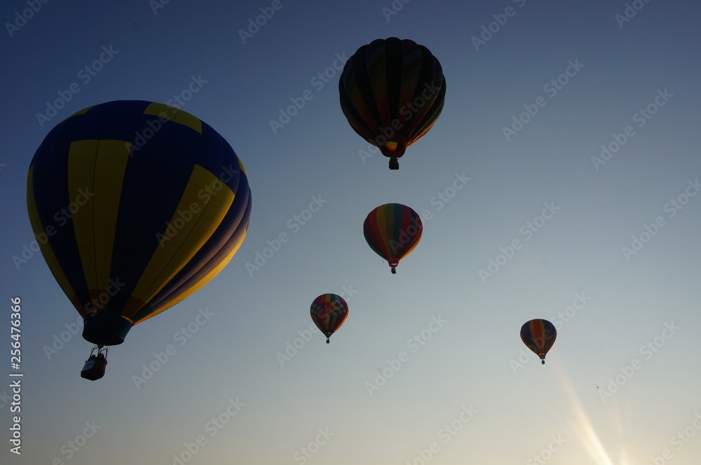 Obraz premium hot air balloons